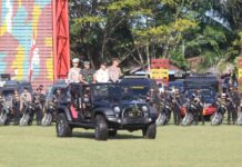 Kapolda Kaltim Pimpin Pembukaan Apel Gelar Pasukan Operasi Ketupat Mahakam Tahun 2023