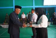 Lantik Anggota BPD, Katsul Wijaya Sampaikan Pesan Bupati Paser
