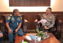 Kapolda Kaltim Terima Audiensi dari Kepala Kantor Syahbandar dan Otoritas Pelabuhan Kelas I Balikpapan