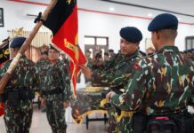 Peringati HUT Ke 64 Pelopor, Brimob Kaltim Gelar Tradisi Pensucian Tunggul Batalyon dan Syukuran