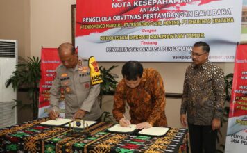 Polda Kaltim Teken MoU Pengamanan Obvitnas