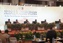 Abdulloh Pimpin Rapat Paripurna Istimewa HUT Kota Balikpapan ke 127