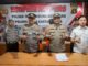 Gelar Pers Rilis Pengungkapan Sindikat Curanmor, Polsek Tenggarong Sebrang Hadirkan Pelaku dan Barang Bukti 9 Sepeda Motor