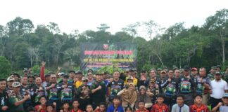 HUT ke 66 Kodam VI/Mlw: Pangdam dan IOF Kaltim Gelar Baksos dan Penanaman Pohon