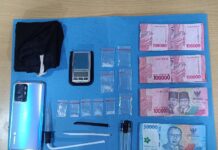 Polsek Samboja Tangkap Pelaku Peredaran Narkotika di Teluk Pemedas