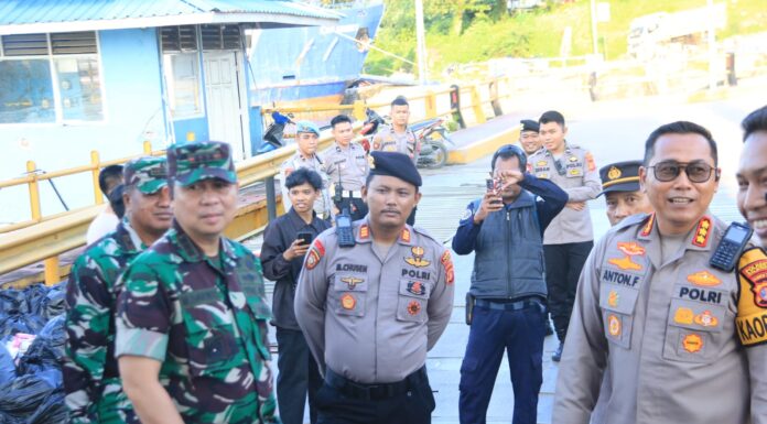 Dandim 0905/BPP dan Kapolresta Balikpapan Tinjau Pos Pengamanan Operasi Ketupat Mahakam 2025