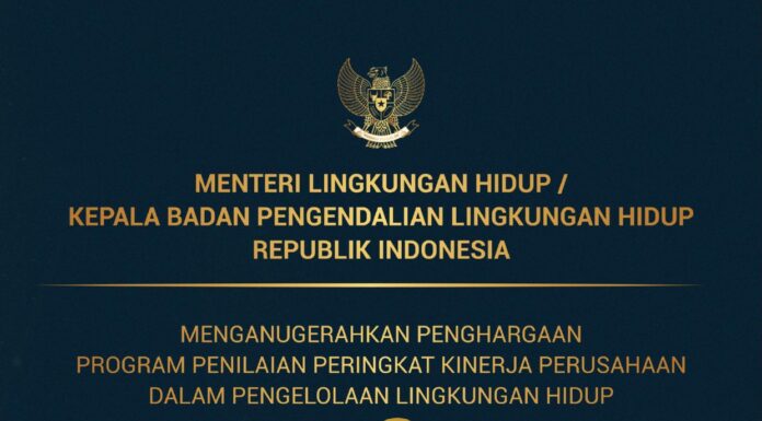 Komitmen Jaga dan Kelola Lingkungan Hidup, KKT Raih Penghargaan PROPER