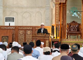 Shalat Ied di Islamic Center, Wakil Wali Kota Doakan Warga Balikpapan Yang Menjalankan Ibadah Haji