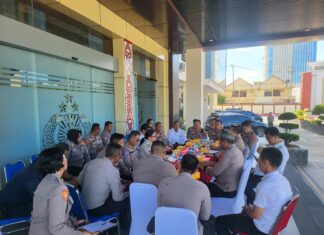 Polresta Balikpapan Gelar Anev Kamtibmas dan Rapat Persiapan HUT Bhayangkara ke-79