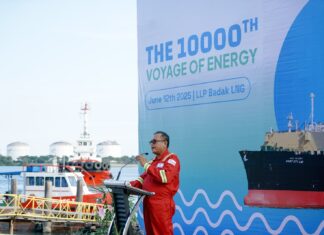 Badak LNG Capai Tonggak Bersejarah, Lakukan Pengapalan LNG ke-10.000