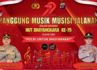 Sambut HUT Bhayangkara ke-79, Polresta Balikpapan Gelar Lomba Musik Jalanan Gratis