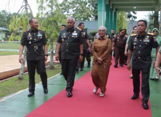 Kunjungi Kodim 0908/Bontang, Pangdam VI/Mlw Ingatkan Prajurit Tekankan Disiplin dan Sinergi Wilayah