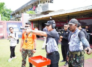 Polda Kaltim Gelar Lomba Menembak Meriahkan Hari Bhayangkara ke-79