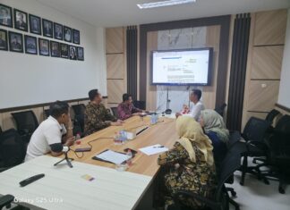 Tingkatjan Koordinasi dengan Kejati Kalsel PLN UIP KLT paparkan Kendala Perizinan dan Lahan SUTT 150 kV
