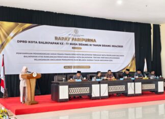 DPRD Balikpapan Gelar Paripurna, Fraksi Sampaikan Pandangan Umum atas Raperda Pertanggungjawaban APBD 2024