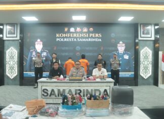 Polresta Samarinda Tangkap Dua Otak Kasus Bom Molotov di Kampus Unmul