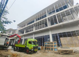 Target Rampung Akhir November, Gedung Baru Disdag dan DKP3 Balikpapan Kini Capai 64 Persen