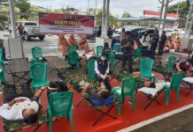 HUT TNI ke-80: Kodam VI/Mulawarman Gelar Donor Darah dan Bakti Sosial