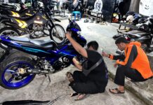 Motor Knalpot Brong Diamankan Patroli Satsamapta Polresta Balikpapan
