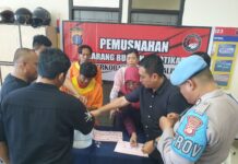 Polresta Balikpapan Musnahkan Barang Bukti 18.58 Gram Narkoba