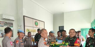 Polresta Balikpapan Beri Ucapan HUT ke-80 TNI, Wujud Sinergitas TNI-Polri di Kota Minyak