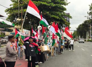 BPP Gelar Aksi Solidaritas dan Galang Dana untuk Palestina di Balikpapan Center