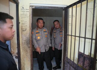 Kapolda Kaltim Tinjau Polsek Samarinda Kota Pasca Pelarian Tahanan
