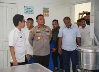 Kapolda Kaltim Tinjau Dapur Layanan Pemenuhan Gizi Bhayangkari Polresta Samarinda