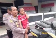 Ditemukan di Pinggir Jalan Tanpa Pendamping: Polsek Balikpapan Utara Kembalikan Balita ke Panti Asuhan