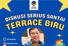NasDem Balikpapan Gelar “Terrace Biru” Diskusi Serius Santai untuk Perkuat Soliditas Kader