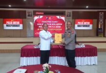Kombes Pol Marjoko Buka Coaching Clinic dan Supervisi Bidlabfor Polda Jatim di Polresta Balikpapan