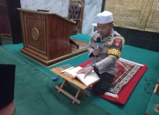 Polresta Balikpapan Gelar Sholat Subuh Berjamaah: Ini Pesan Kabag SDM, Kompol Teguh Sanyoto