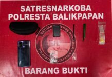 Polresta Balikpapan Tangkap Pengedar Sabu, Pelaku Pemain Lama