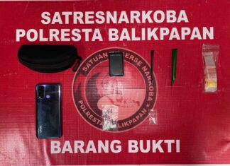Polresta Balikpapan Tangkap Pengedar Sabu, Pelaku Pemain Lama