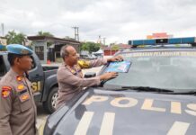 Polresta Balikpapan Pasang Barcode Pengaduan Propam di Kendaraan Dinas, Masyarakat Bisa Laporkan Oknum Polisi Nakal