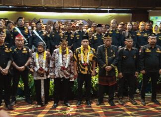 Pelantikan Laskar Kebangkitan Kutai Balikpapan Berlangsung Meriah, Polisi Pastikan Pengamanan Aman dan Kondusif