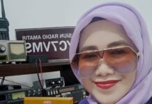 Cucu (YC7VMS), YL Pertama Peraih New Star Plaque 100 Entities dari YBDXPI di ORARI Balikpapan