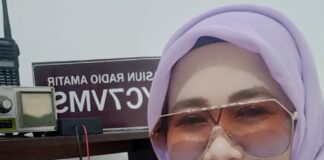 Cucu (YC7VMS), YL Pertama Peraih New Star Plaque 100 Entities dari YBDXPI di ORARI Balikpapan