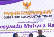 Posyandu Mutiara Hati RT 33 Perum BDS2 Balikpapan Juara Pertama Lomba Pos Yandu Tingkat Provinsi Kaltim