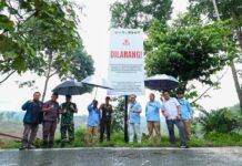 Perkuat Pengawasan Tahura Bukit Soeharto: Otorita IKN Pasang Papan Larangan di Titik Rawan Aktivitas Ilegal