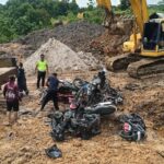 Satlantas Polresta Balikpapan Kubur 37 Kendaraan Sisa Laka Lantas yang Tak Diambil Pemilik